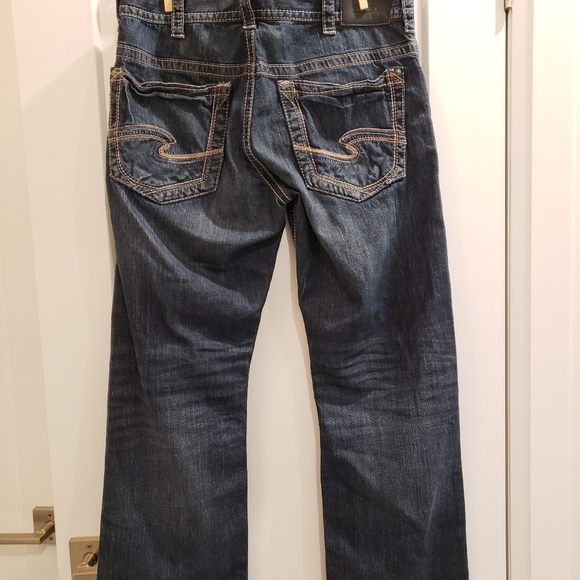 Men's Silver Geordie Jeans W34/ L30 - Picture 6 of 9